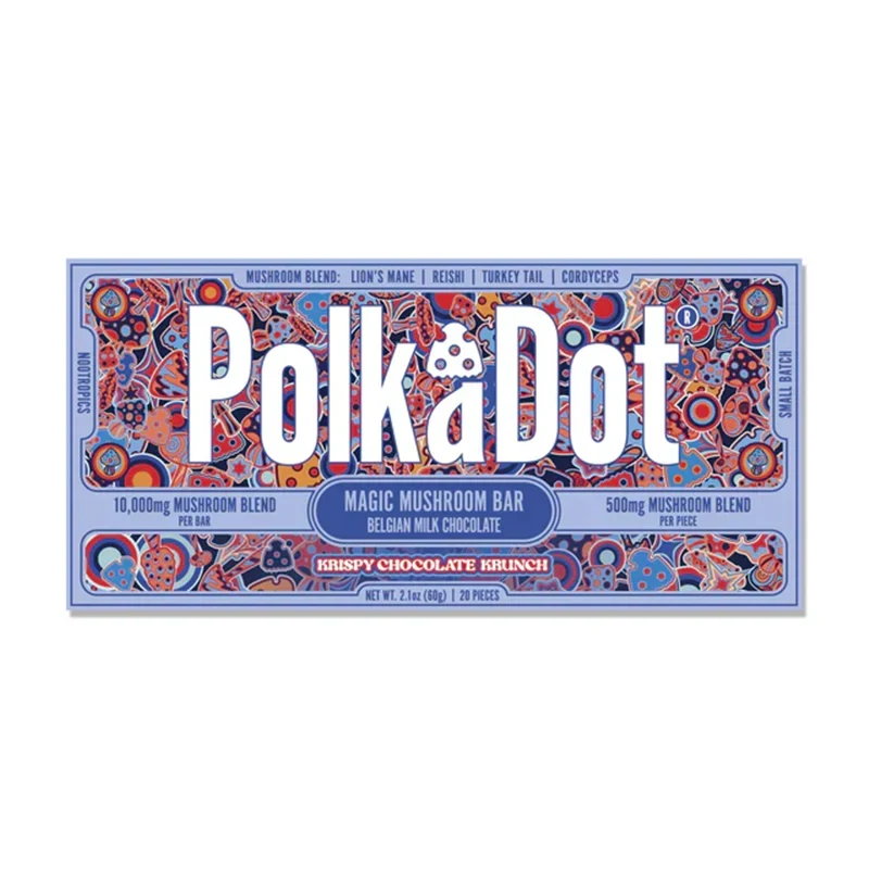 PolkaDot Krispy Chocolate Krunch Chocolate Bar
