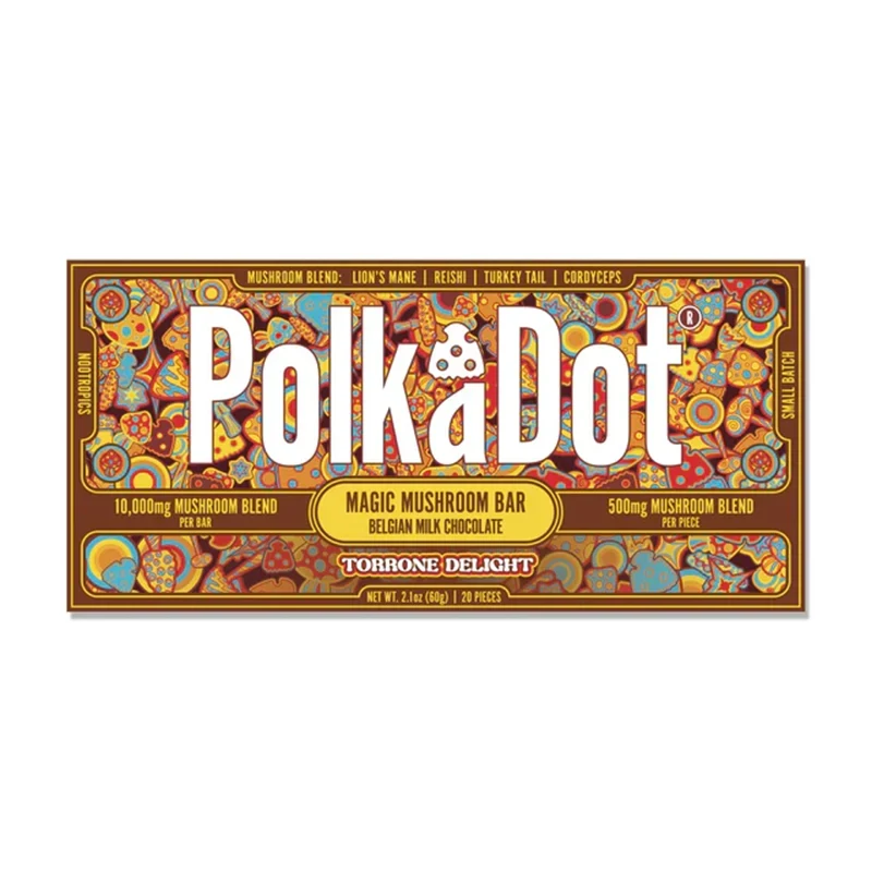 PolkaDot Torrone Delight Chocolate Bar