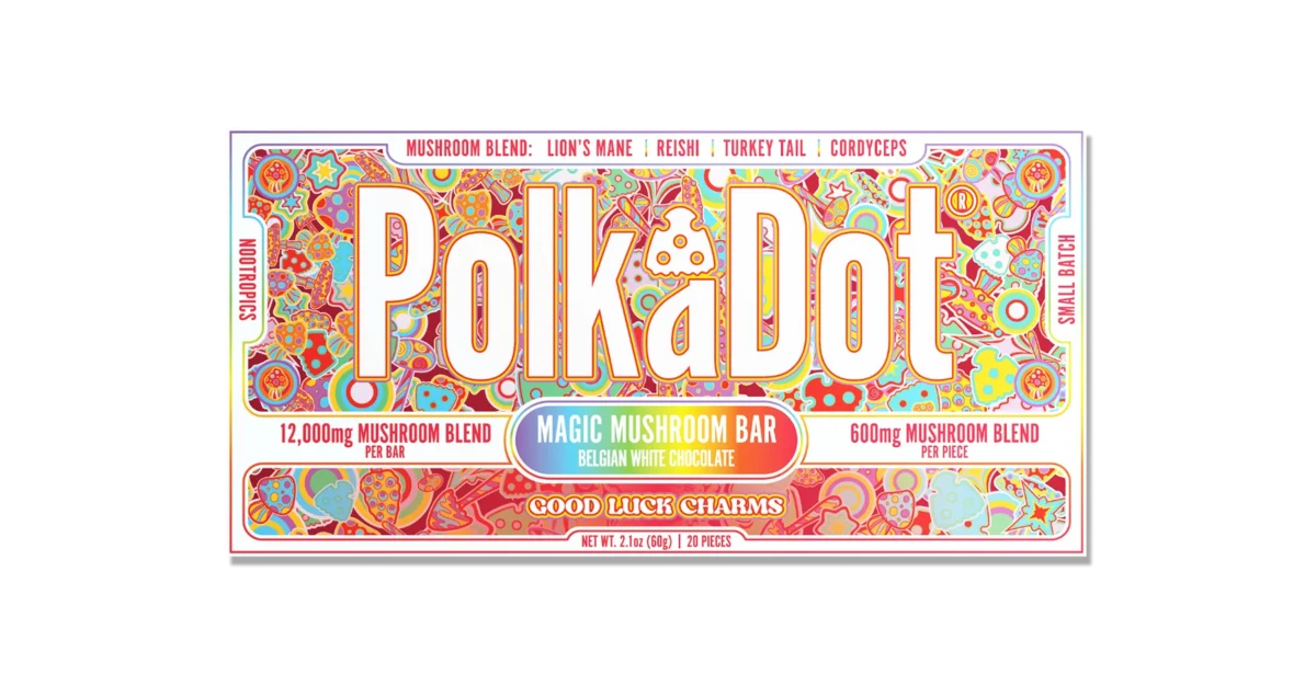 PolkaDot Good Luck Charms Chocolate Bar (12,000 MG)