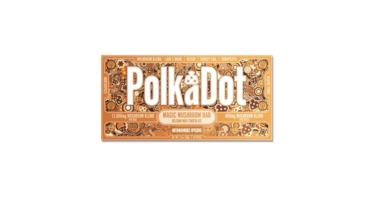 PolkaDot S'mores Fun Chocolate Bar (12,000 MG)