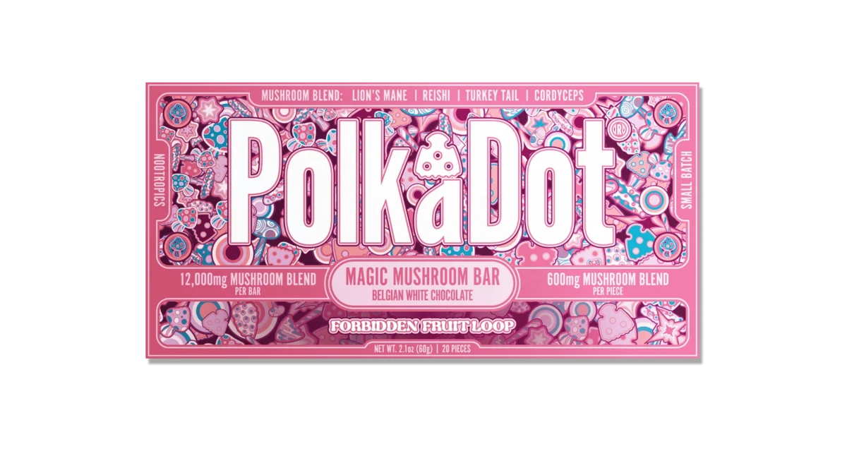 PolkaDot Forbidden Fruit Loop Chocolate Bar (12,000 MG)