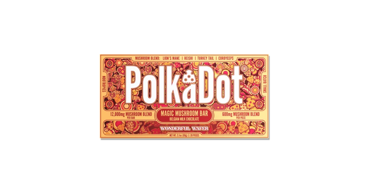 PolkaDot Wonderful Wafer Chocolate Bar (12,000 MG)