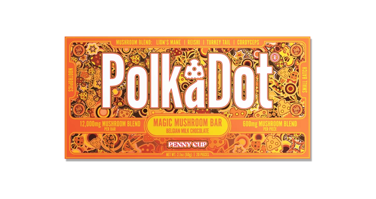 PolkaDot Penny Cup Chocolate Bar (12,000 MG)