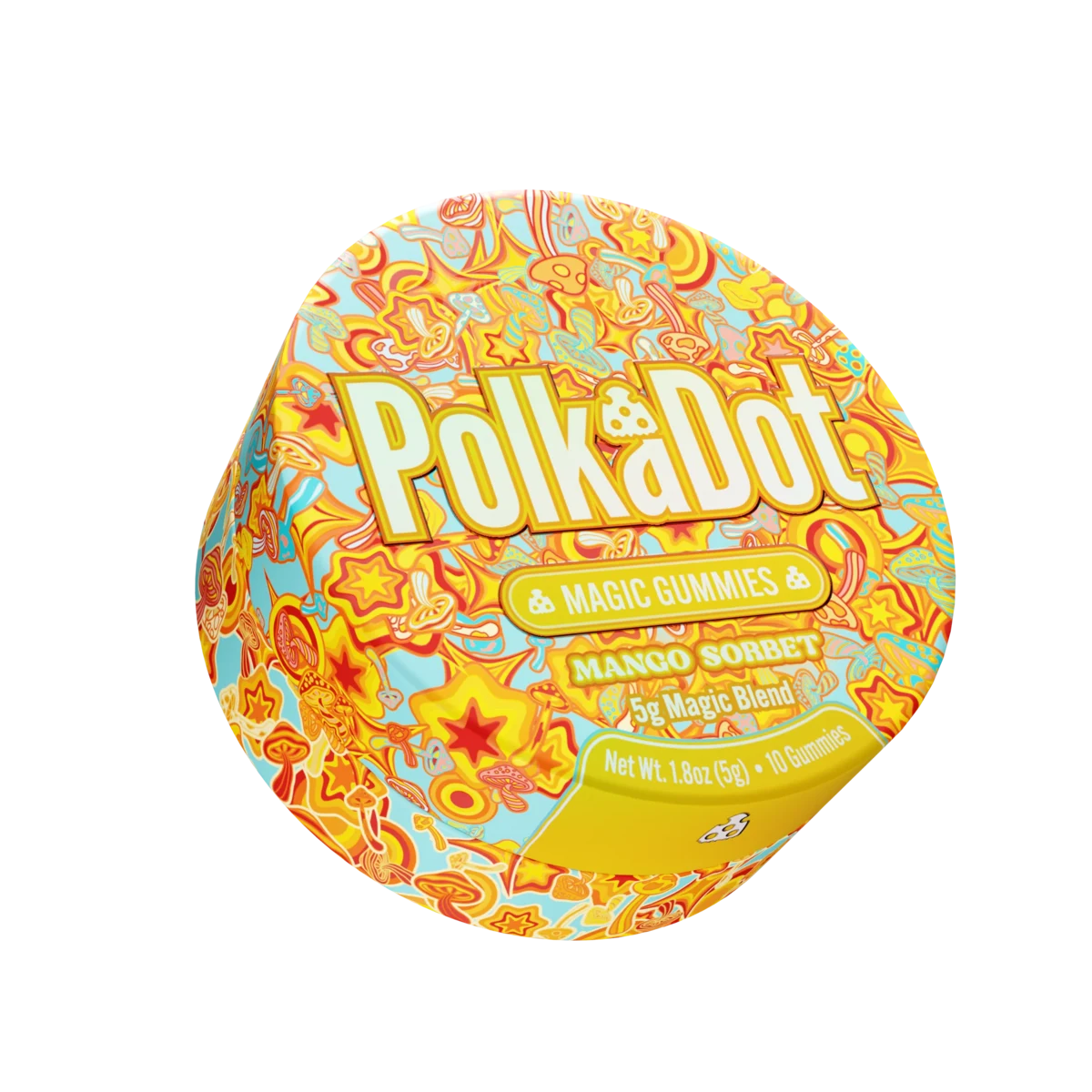 PolkaDot Mango Sorbet Gummies (Tin)
